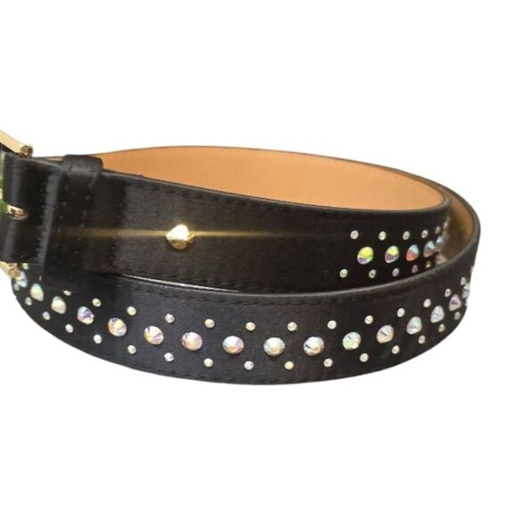 Kate Spade New York Studded Crystal Belt- Black main image 6